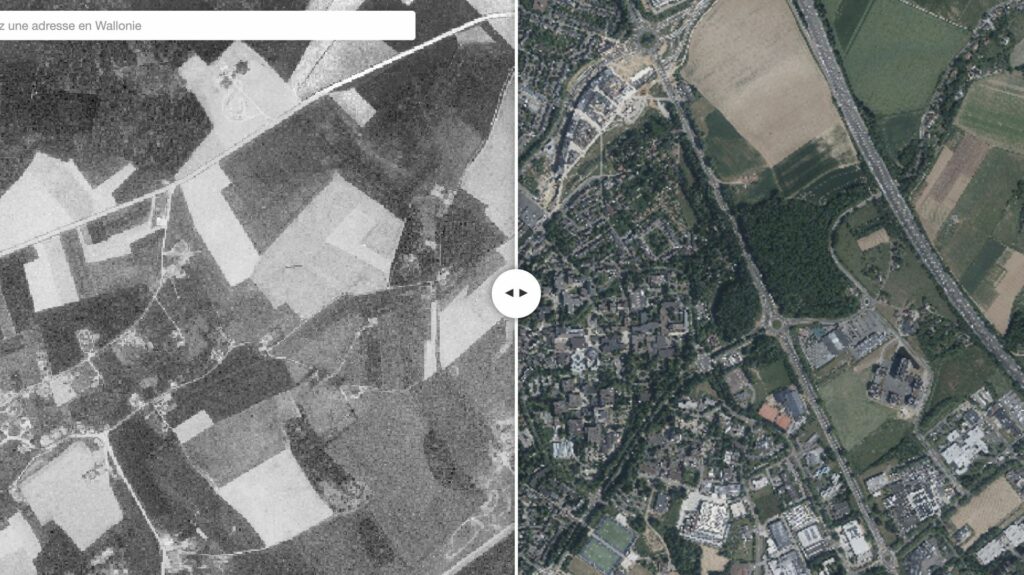 À quoi ressemblait votre lieu de vie il y a 10, 50 ou 100 ans à Bruxelles ? Découvrez notre outil interactif