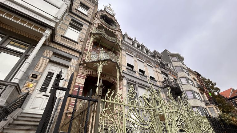 Bruxelles : la maison Saint-Cyr, chef-d’œuvre de l’Art nouveau avec sa façade unique, est à vendre
