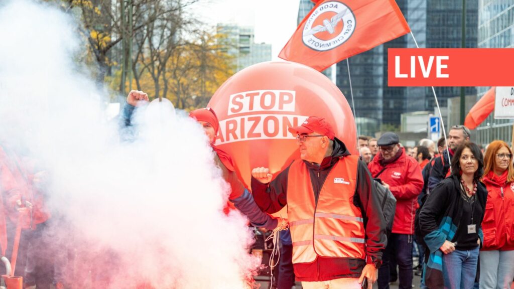 Direct – Manifestation nationale : des milliers de personnes arrivent à Bruxelles, incendies et pagaille sur la petite ceinture ce matin