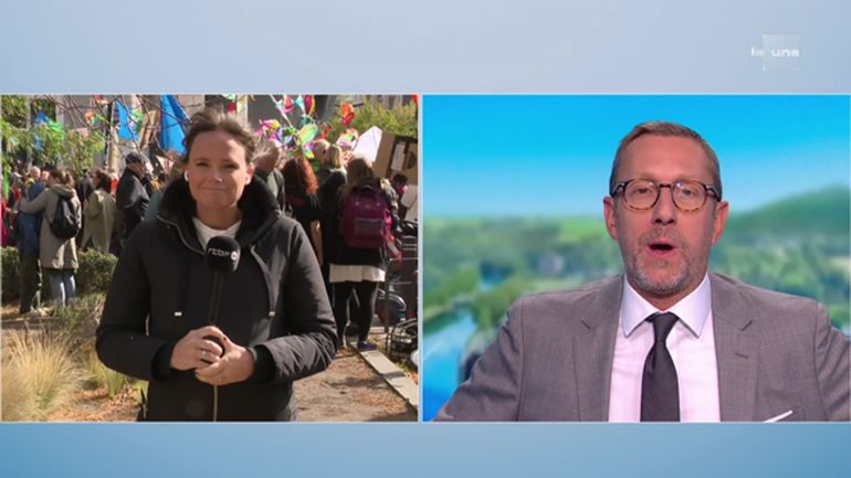 Entre 20.000 et 30.000 personnes marchent pour le climat à Bruxelles selon les organisateurs