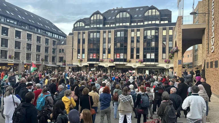 Flottille pour Gaza : manifestations à Bruxelles, Louvain-la-Neuve, Anvers et dans plusieurs villes du pays