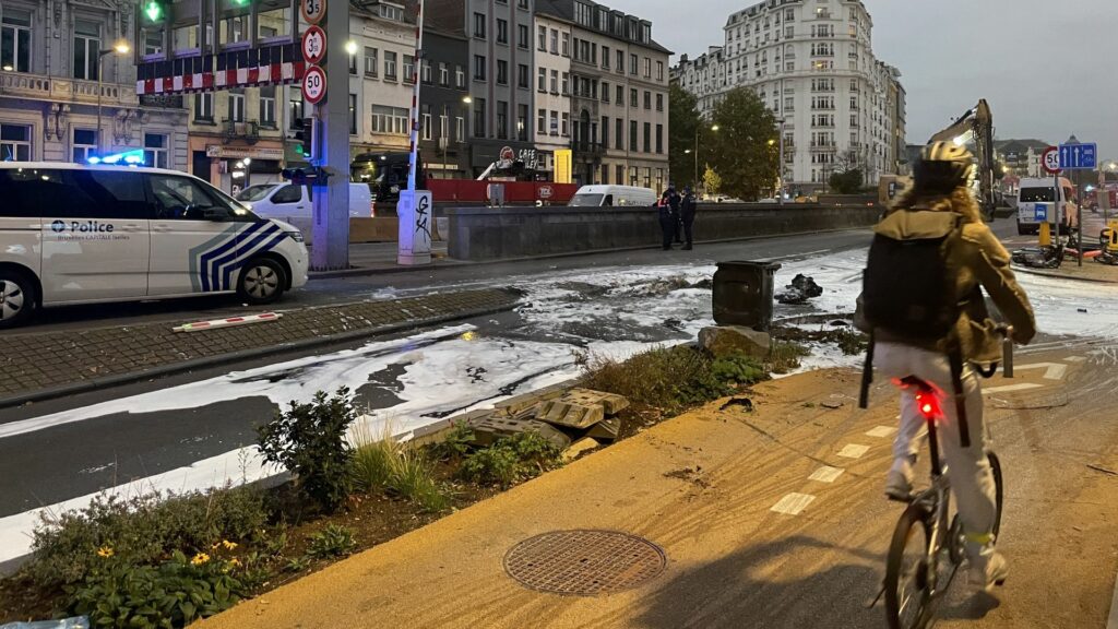Manifestation nationale : plusieurs personnes arrêtées après des incendies volontaires à Bruxelles