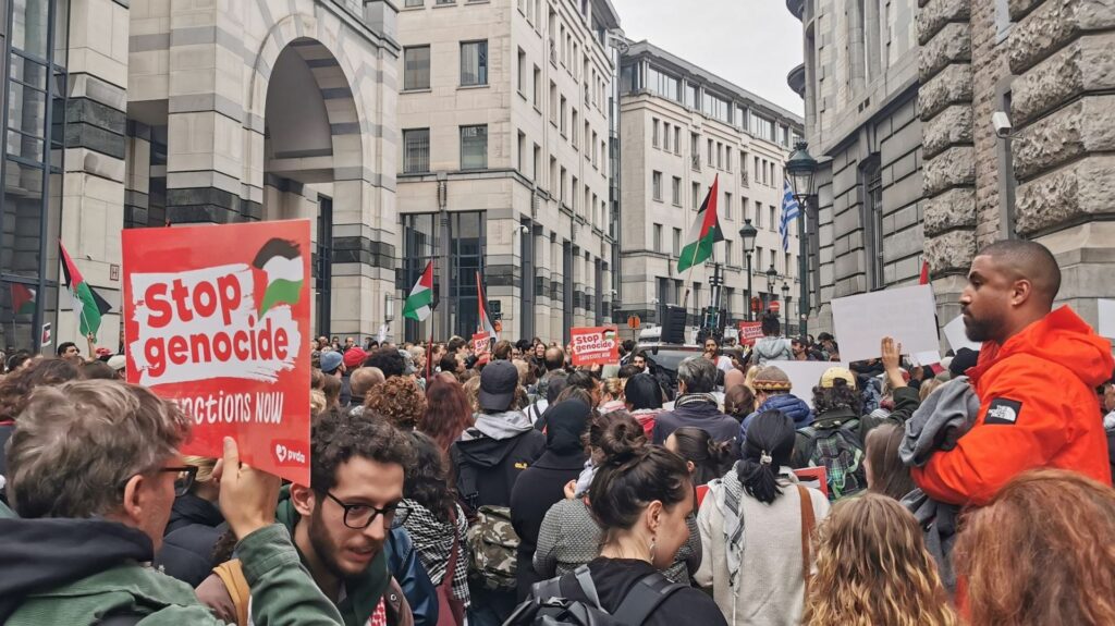 Mobilisation à Bruxelles après l'interception d'une nouvelle flottille pour Gaza