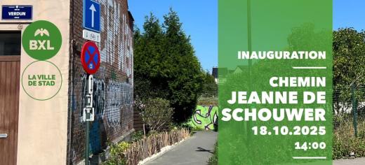Inauguration du chemin Jeanne De Schouwer