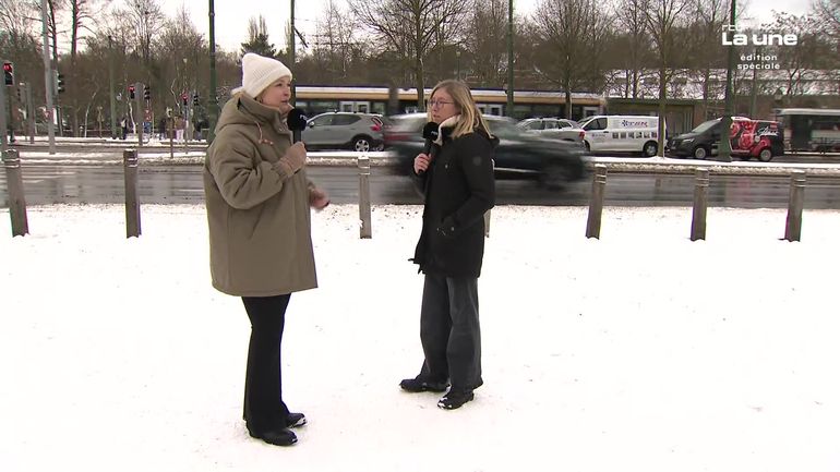 Des bus circulent encore au ralenti à Bruxelles en raison des conditions météo, les trams circulent normalement