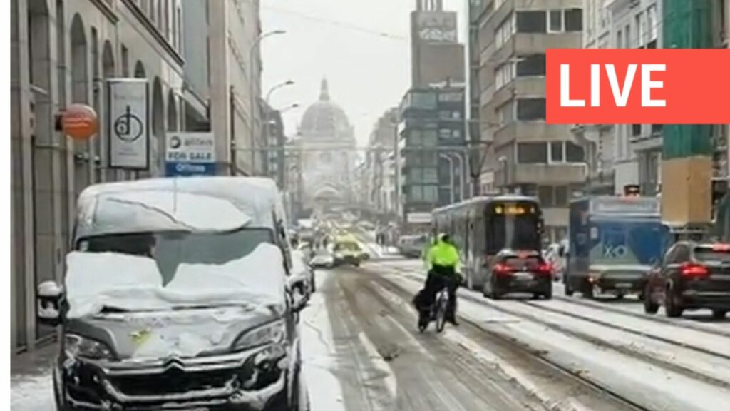 Direct – Neige en Belgique : retour à la normale progressif à Bruxelles mais la Belgique reste sous alerte jaune en raison de conditions glissantes