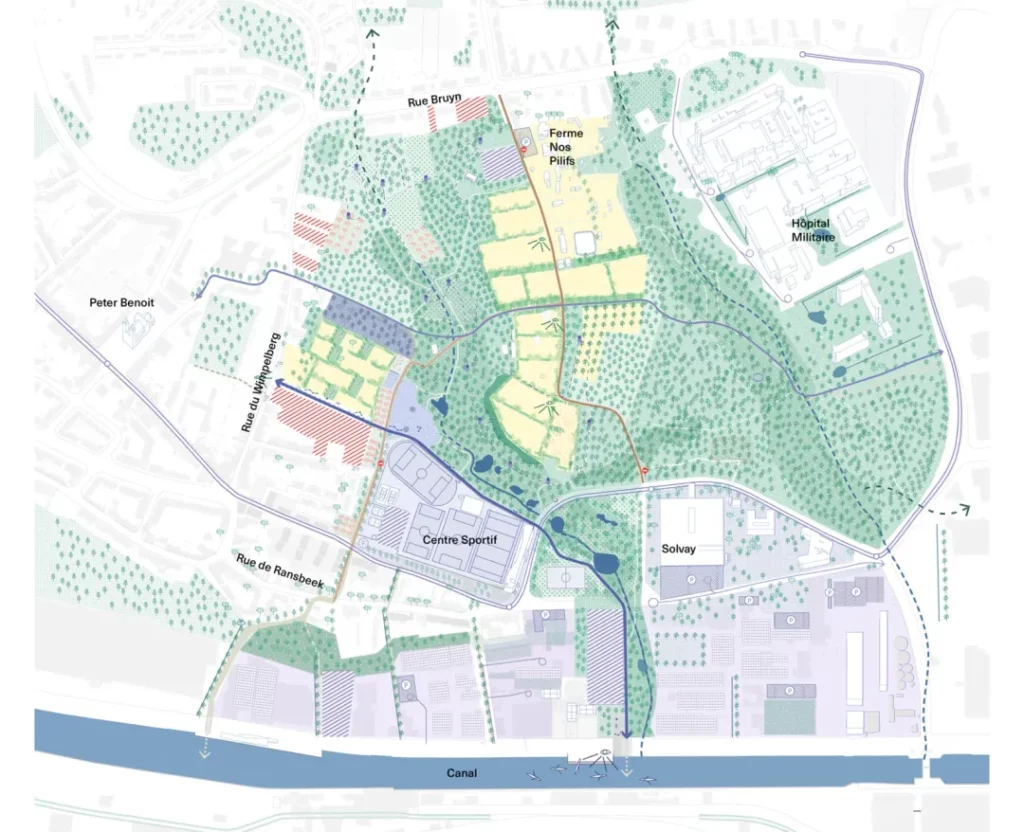 Masterplan "Petit Chemin Vert" à Neder-Over-Heembeek