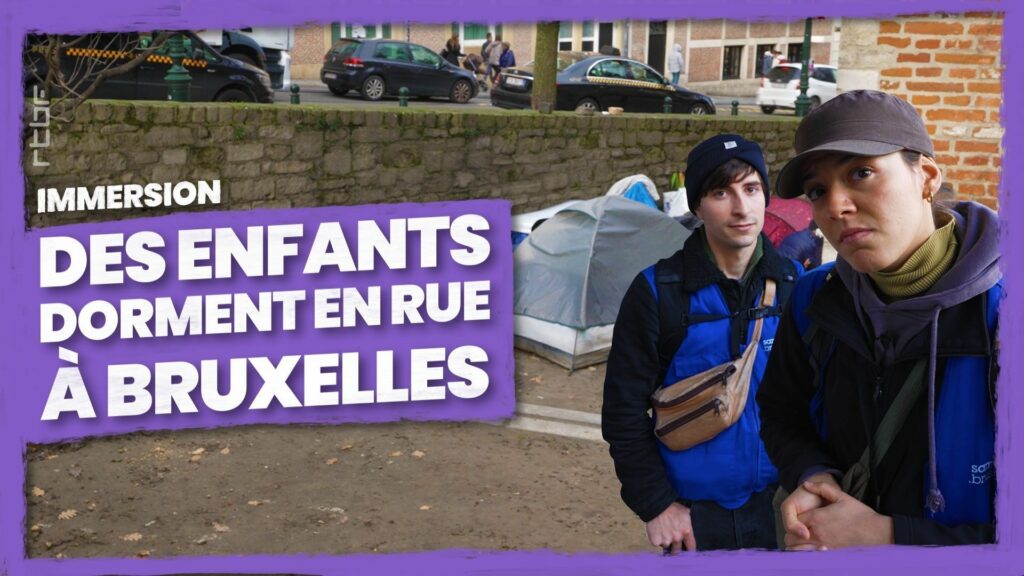 Familles à la rue : les logements d'urgence saturés à Bruxelles