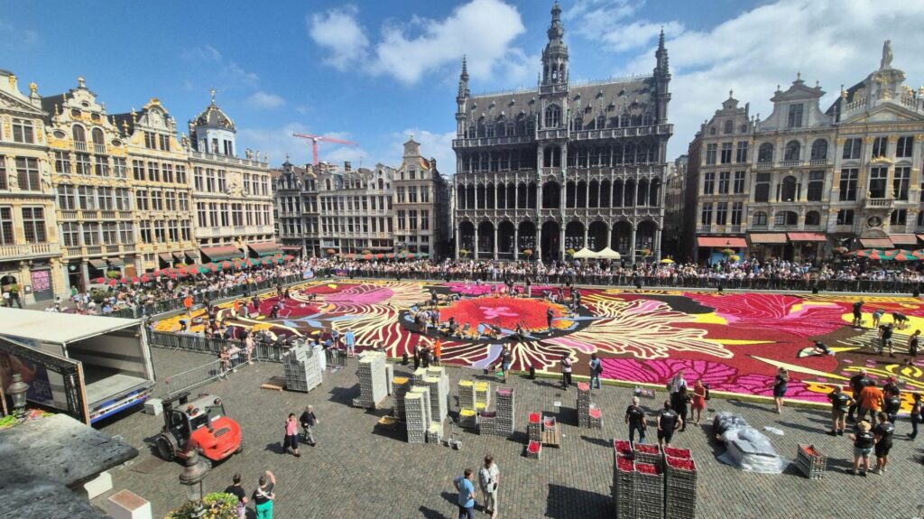 Le tapis de fleurs de Bruxelles revient en août sous le signe du dialogue avec le Japon