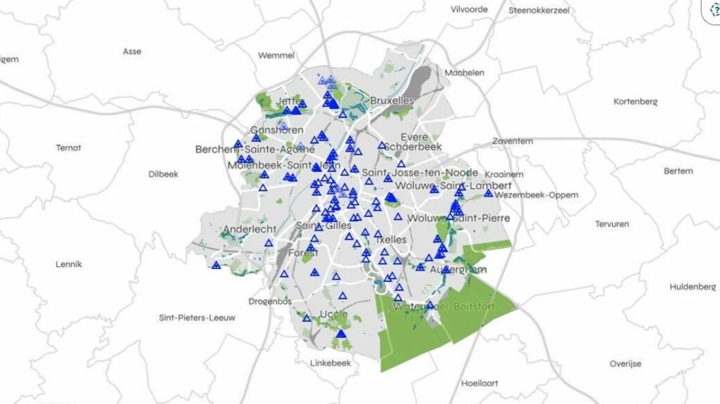 Bruxelles cartographie ses fontaines d'eau potable accessibles au public