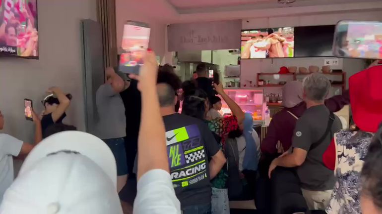 Bruxelles : le Maroc accède aux quarts de finale, scènes de liesse des supporters dans les rues de la capitale