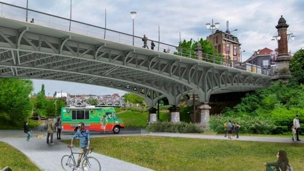 Bruxelles : le pont du Jubilé à nouveau ouvert au public dans le quartier maritime