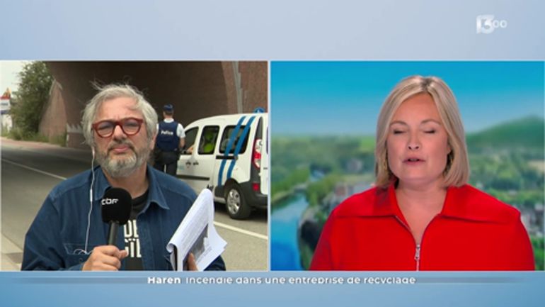 Incendie dans une entreprise de recyclage à Haren: les Bruxellois autorisés à rouvrir portes et fenêtres